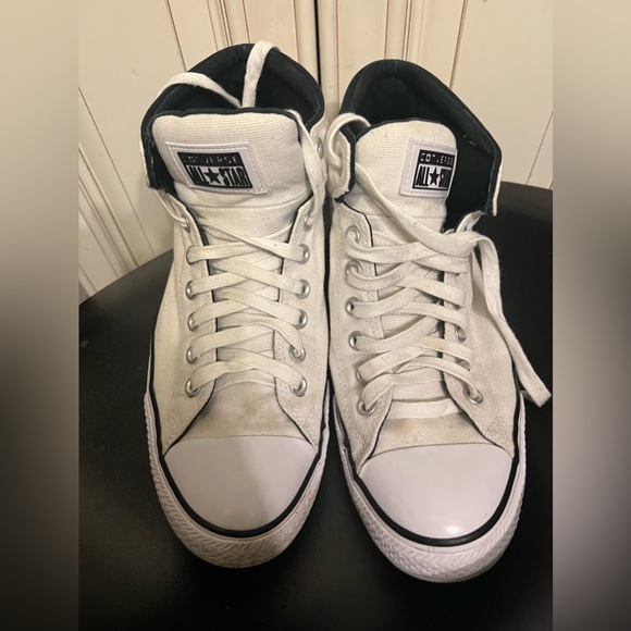 Converse Chuck Taylor All Star High Street White/Black 155469C Shoes 11 M, 13-W - Picture 8 of 10